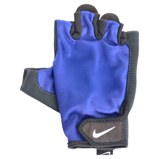 NIKE 耐吉 男款基礎手套, 藍黑白色, 1雙