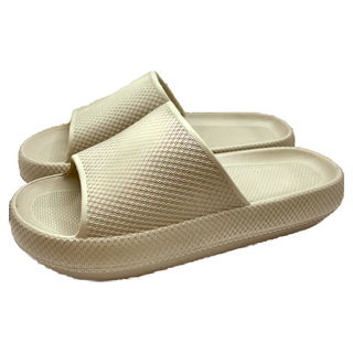 WUWU 男款 舒適抗菌厚底拖鞋 M56, 卡其色, 26(41~42)