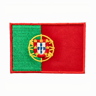 A-ONE 匯旺 DIY 國旗刺繡徽章 8x5cm 聚酯纖維, 葡萄牙 多色