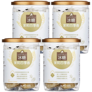 蜜思朵 冰糖茉莉四季春, 清新淡雅, 氣韻甜香, 茶湯純淨, 優雅甘甜, 12入, 204g, 1罐, 4罐