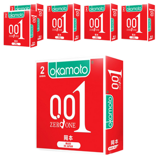 okamoto 岡本 001至尊勁薄保險套 ZERO ONE, 6盒, 2個