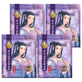 Mdmmd. 明洞國際 新涼感抑菌衛生棉 專為敏感肌設計 輕薄透氣 超吸收, 夜用型 33cm, 6片, 4包