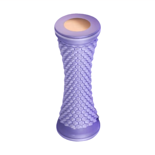 MICHAEL FITNESS 麥克健身 腳底按摩滾輪 仿生針灸按摩點 適用於多種光滑地面 適用前腳掌/小腿/足弓/足後跟按摩, 木僅紫, 1個