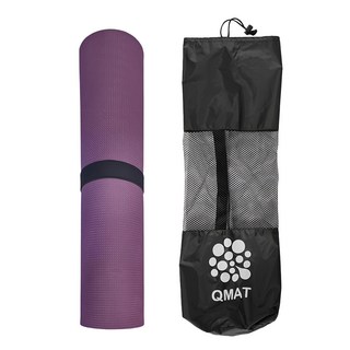 QMAT 6mm 瑜珈墊 60*180cm POE聚烯烴彈性體 台灣製造, 紫色, 1個