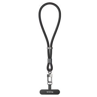 Mcdodo 麥多多 充繩系列 短編織手機掛繩, 黑色, 1個