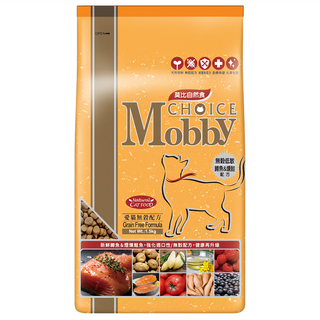 Mobby 莫比 全齡貓 愛貓無穀配方乾飼料 添加FOS果寡糖, 鱒魚 + 煙燻鮭魚, 6.5kg, 1包