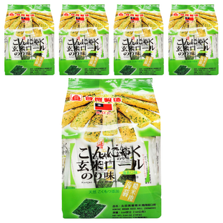 北田蒟蒻糙米捲海苔口味, 富含膳食纖維, 獨立包裝, 160g, 5袋