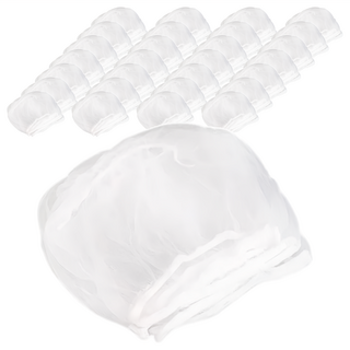 排水孔濾網 滌綸材質 白色網狀 10*11cm(可延伸), 100個, 4包