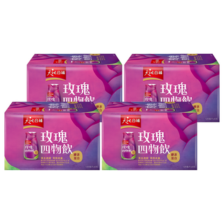 天地合補 膠原蛋白玫瑰四物飲，添加玫瑰果，120毫升 x 6瓶, 720ml, 4盒