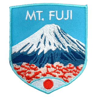 A-ONE 匯旺 日本富士山地標造型刺繡 7.5 x 6 CM, NO.239, 1個