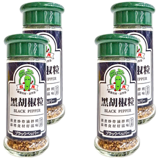 松井 黑胡椒粒 增添食材滋味 台灣產, 25g, 4瓶