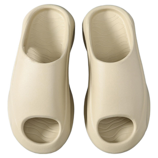 bebehome 舒適厚底時尚外出拖鞋, EVA材質, 尺碼36-45, 卡其色, 44~45