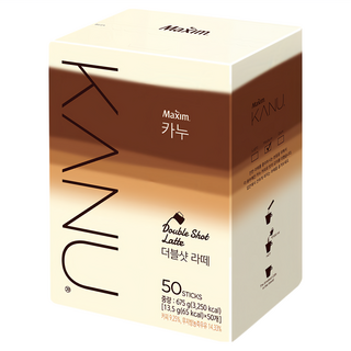 KANU 漸層奶香雙拿鐵咖啡 13.5g 口感滑順 香氣濃郁 方便攜帶, 50條, 1盒