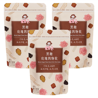 Medolly 蜜思朵 黑糖玫瑰四物飲17g*3袋 獨立包裝 方便攜帶 溫和滋補 讓您由內而外散發健康光彩, 17g, 18顆