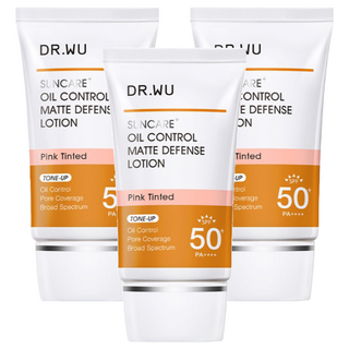 DR.WU 達爾膚 柔焦控油輕透防曬乳 SPF50+, 35ml, 3條