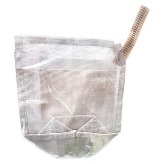 BAN INOUE 井上幡 CAYA 純棉蚊帳布蔬菜袋, 銀色, 1個