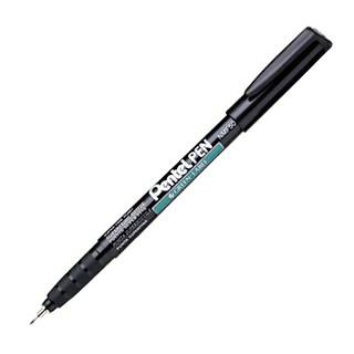 Pentel 飛龍文具 NMF50 極細油性筆 - 適用於玻璃、木材、金屬等多種材質, 黑色, 12支