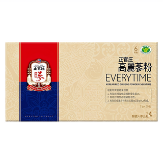 正官庄 Everytime 高麗蔘粉EVERYTIME 禮盒組, 2g, 30包, 1盒