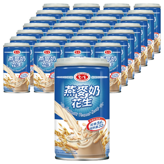 愛之味 燕麥奶花生, 340g, 48罐