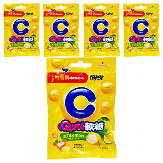 RISAL 小兒利撒爾 Quti 軟糖 活力LemonC 補充活力, 10顆, 2.5g, 5包