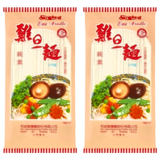 和益 雞蛋麵, 300g, 2包