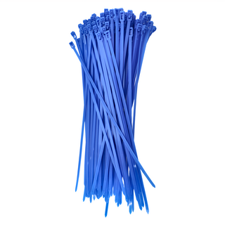 POLYWELL 寶利威爾 可鬆式束線帶 PW15-T65-0088, 藍色, 100條