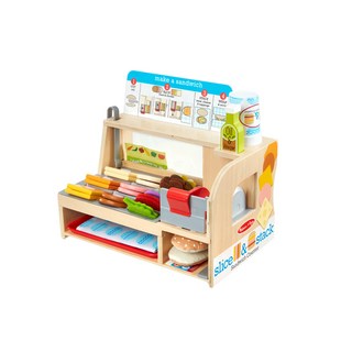 Melissa&Doug 瑪莉莎 玩食趣 三明治吧檯組, 多色, 1組