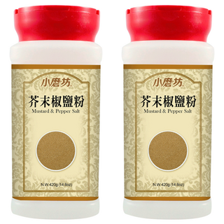 小磨坊 芥末椒鹽粉, 420g, 2瓶