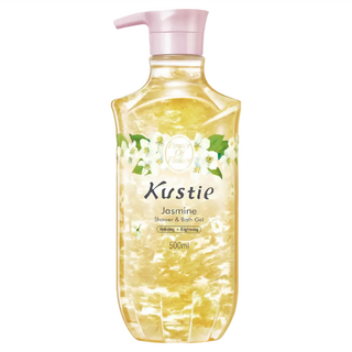 Kustie 茉莉花瓣沐浴露 500ml 深層清潔 保濕滋潤, 1瓶