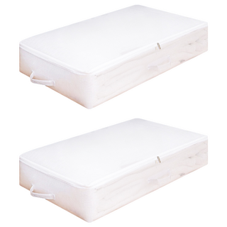 小麥購物 床底收納箱 188g, C545, 大, 2個