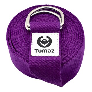 Tumaz 月熊 瑜珈伸展帶, 菖蒲虹紫, 0.3 x 3.8 x 300cm, 1條