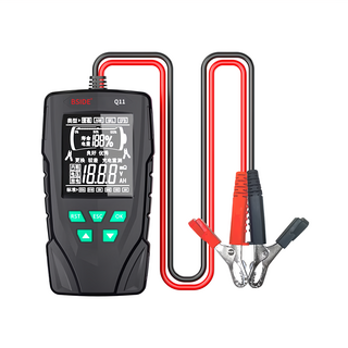 BSIDE 彼賽 Q11 多功能蓄電池檢測儀, 12V/24V鉛酸蓄電池, CCA測量, 電池內阻測量, 1個