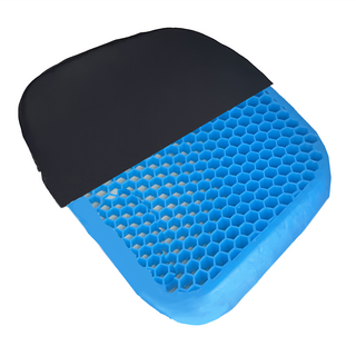 comet 矽膠坐墊 附坐墊套, 藍色+黑色