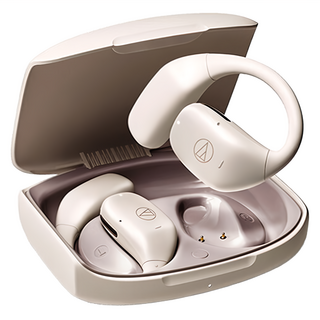 audio-technica 鐵三角 開放式無線耳掛式耳機 原廠保固, ATH-AC5TW, 白色
