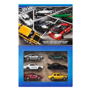 Hot WHeeLs 風火輪 日本主題系列 汽車玩具6件組, 款式隨機, 1盒