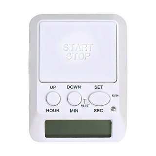 Haegang 學習讀書計時器 簡約設計 提升專注力, 1個, 白色