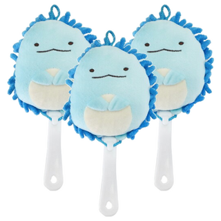 角落生物SG 除塵刷 恐龍 可愛造型, 3個, 藍色