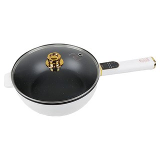 SUPA FINE 勳風 石墨烯麥飯石多功能料理鍋 附不鏽鋼蒸籠 NHF-K8335, 28cm, 1個