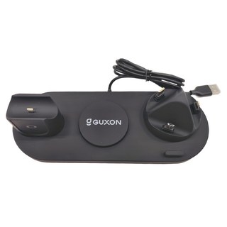 GUXON 古尚 多功能無線充電盤, 耳機/手機通用, 靜謐黑, 1個