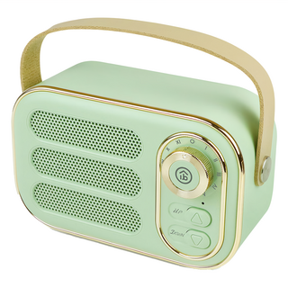aibo LV50 手提便攜 復古藍牙喇叭 V5.0 無線串聯 重複充電, 綠色, LA-BT-LV50-G