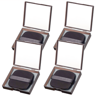 粉撲式吸油面紙 便攜式吸油紙 (竹炭) 100張入, 4個, 1組