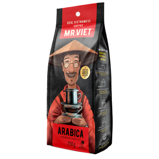 MR.VIET 阿拉比卡咖啡粉, 250g, 1包, 研磨咖啡