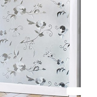 半島良品 抗UV防曬靜電貼窗貼, 花開四季