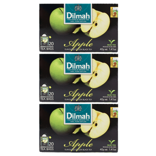Dilmah 帝瑪 蘋果紅茶, 2g, 20包, 3盒