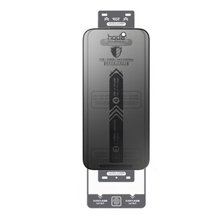 HODA 好貼 2.5D手遊專用霧面防竊玻璃貼 滿版黑, 1個