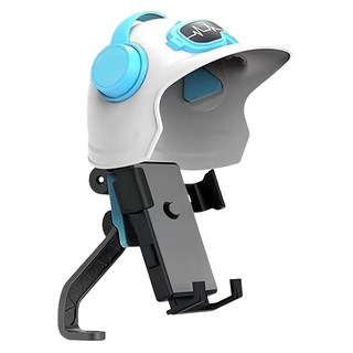 遮陽擋雨機車手機支架 ABS材質, 顏色隨機, 1個