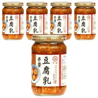 江記 米醬豆腐乳 - 台灣名產, 380g, 5罐