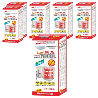 必安住 水蒸式殺蹣滅蟑劑, 3罐入,防治白蟻/蚊子/蟑螂等多種害蟲, 60g, 6盒