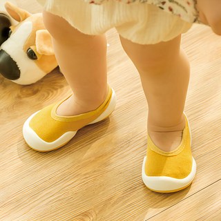 Komuello 幼兒透氣防滑學步鞋, 125mm, 芥末黃色