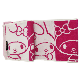 MARUSHIN 丸真 運動長毛巾, 100%棉 約20X110CM, 美樂蒂, 1條